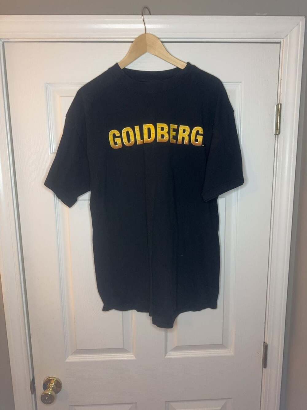 VTG 90s Wrestling WCW Goldberg Who's Next T-Shirt Size XL